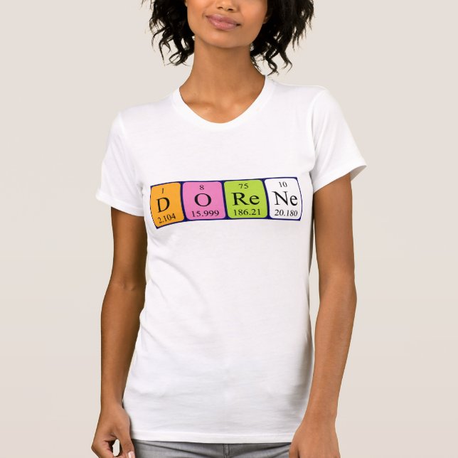 Dorene periodic table name shirt (Front)