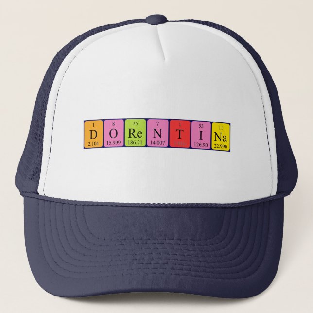 Dorentina periodic table name hat (Front)