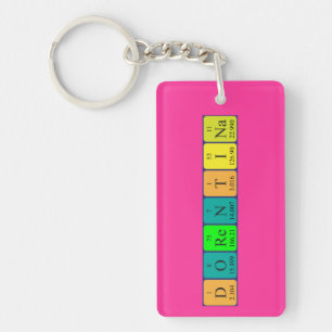 Dorentina periodic table name keyring