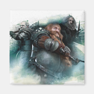 Dori, Bombur, & Oin Graphic Magnet