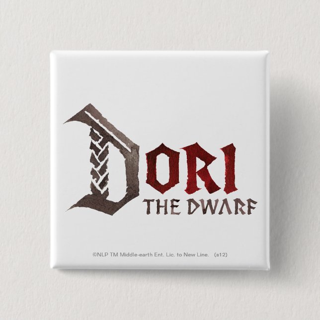 Dori Name 15 Cm Square Badge (Front)