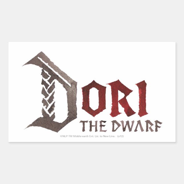 Dori Name Rectangular Sticker (Front)