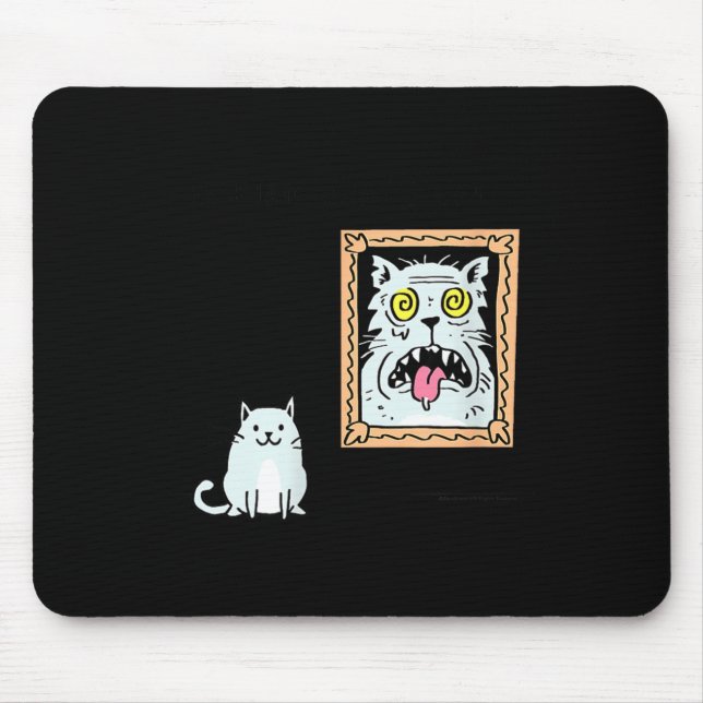 Dorian Gray's Cat Teeshirt From Skunkbear  Mouse Mat (Front)