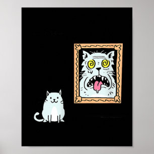 Dorian Gray's Cat Teeshirt From Skunkbear Poster