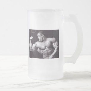dorian YATES Mr. O Frosted Glass Beer Mug
