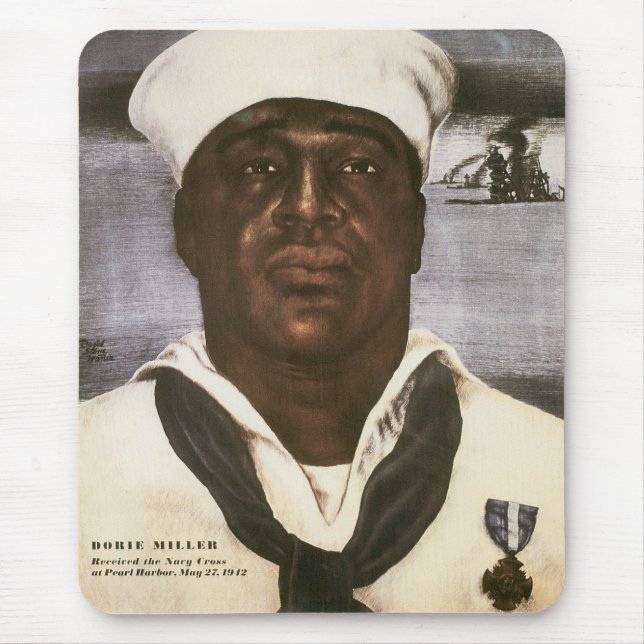 Dorie Miller Mouse Mat (Front)