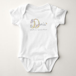 Doris girls name & meaning D monogram shirt