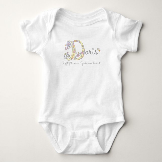 Doris girls name & meaning D monogram shirt (Front)