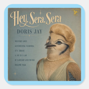 Doris Jay: a Parody Square Sticker