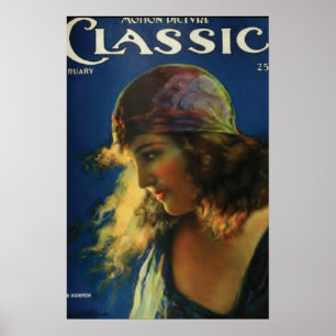 Doris Kenyon Silent Film Star Vintage Poster