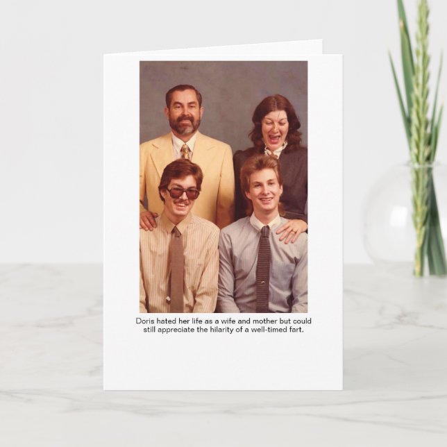 Doris Wife and Mother Greeting Card (Front)