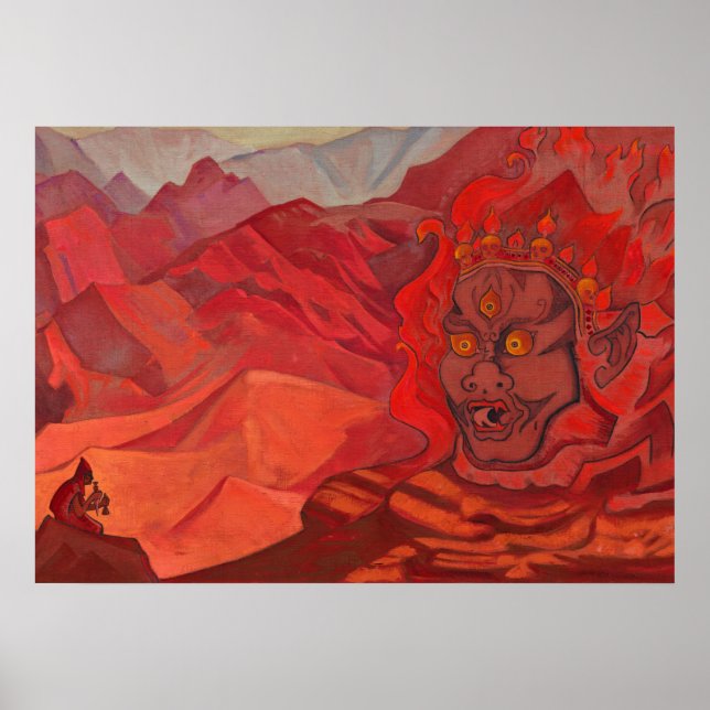 Dorje, the Daring One, 1925 by Nicholas Roerich Poster (Front)