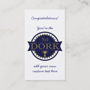 Dork Award Custom Business Cards
