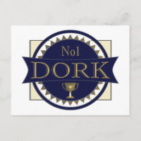 Dork Award Custom Postcard