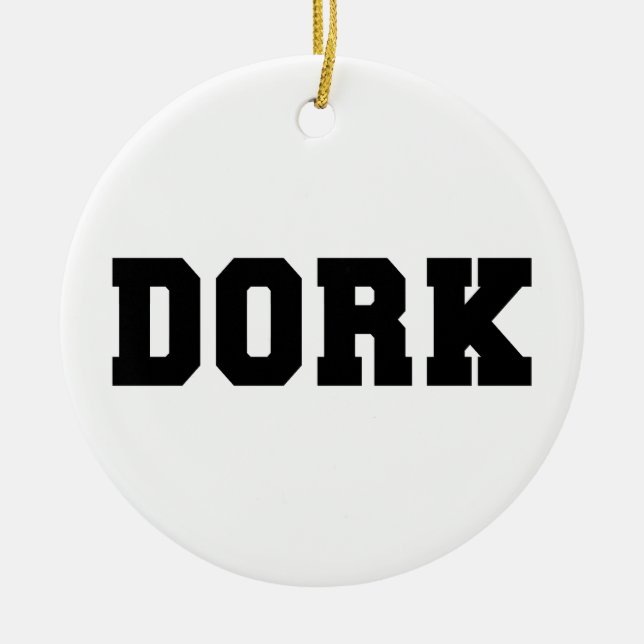 DORK CERAMIC TREE DECORATION (Front)