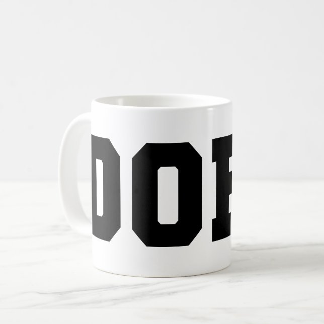 DORK COFFEE MUG (Front Left)