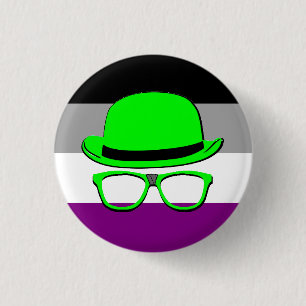 Dork Night Ace Pride Button