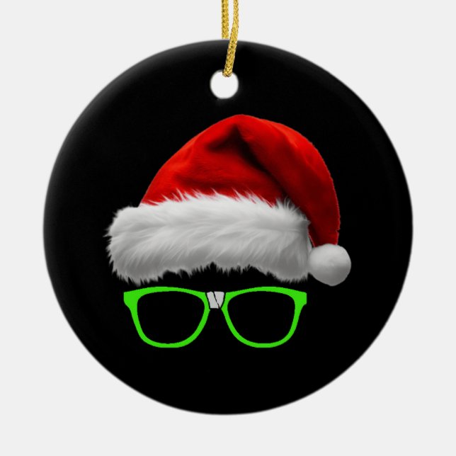 Dork Night Before Christmas Ceramic Tree Decoration (Front)