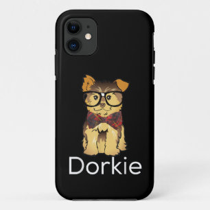 Dorkie Funny Dorky Yorkie Dog iPhone 11 Case