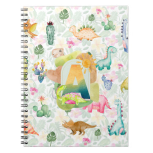 DORKY DINOSAURS BOYS SCHOOL GRANDSON GIFTS CUSTOM NOTEBOOK