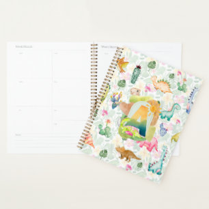 DORKY DINOSAURS BOYS SCHOOL GRANDSON GIFTS CUSTOM PLANNER