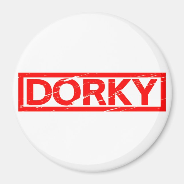 Dorky Stamp Magnet (Front)