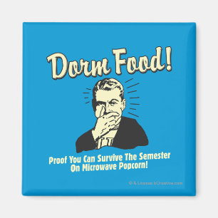 Dorm Food: Survive Microwave Popcorn Magnet