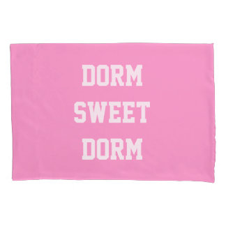 Dorm Sweet Dorm ~ Original Girly Personalised Back Pillowcase