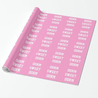 Dorm Sweet Dorm ~ Original Girly Wrapping Paper
