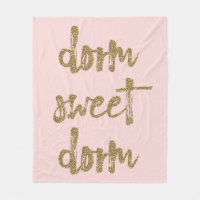 Dorm Sweet Dorm Room Decor Blush Pink and Gold