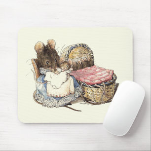 Dormouse Mother and Child Mouse Mat
