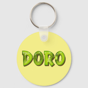 Doro Name Kiwi Design Key Ring