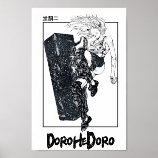 Dorohedoro  Nikaido Design Poster