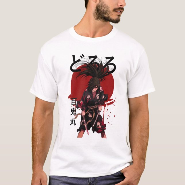 Dororo Hyakkimaru ANIME MEME CARTOON MANGA T-Shirt (Front)
