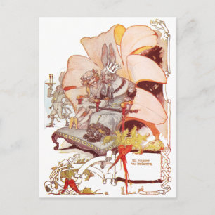 Dorothy and the King of Bunnybury Vintage Oz Postcard