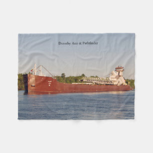 Dorothy Ann & Pathfinder fleece blanket