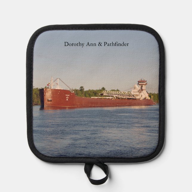 Dorothy Ann & Pathfinder pot holder (Front)