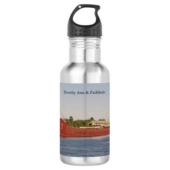 Dorothy Ann & Pathfinder water bottle (Front)