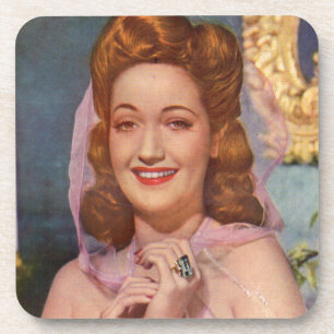 Dorothy Lamour 1940s star of the 'Road' pictures Coaster