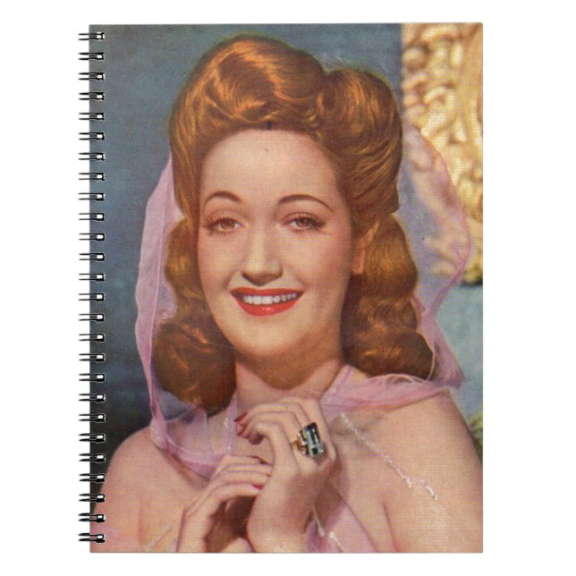 Dorothy Lamour 1940s star of the 'Road' pictures Notebook (Front)