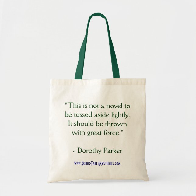 Dorothy Parker Book Bag (Front)