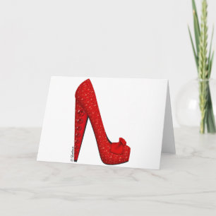 Dorothy Ruby Pump Holiday Card