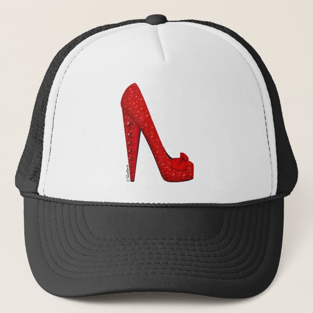 Dorothy Ruby Pump Trucker Hat (Front)