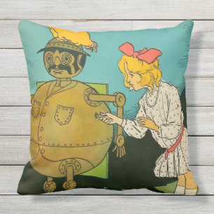 “Dorothy Wound Up Number 1” by John R Neill Cushion