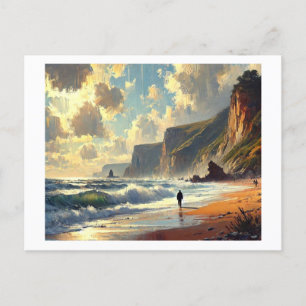 Dorset Beach U.K., Postcard