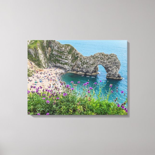 Dorset Durdle Door view canvas print (Front)
