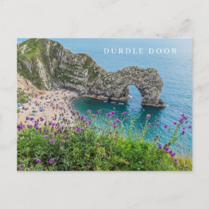 Dorset Durdle Door view postcard