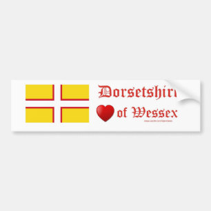 Dorset Flag Bumper Sticker
