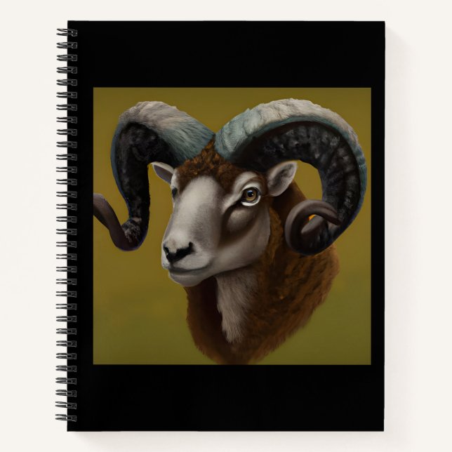 Dorset Horn Ram Notebook (Front)