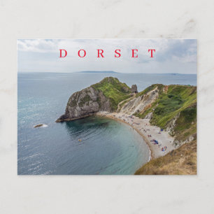 Dorset Jurassic Coast view postcard